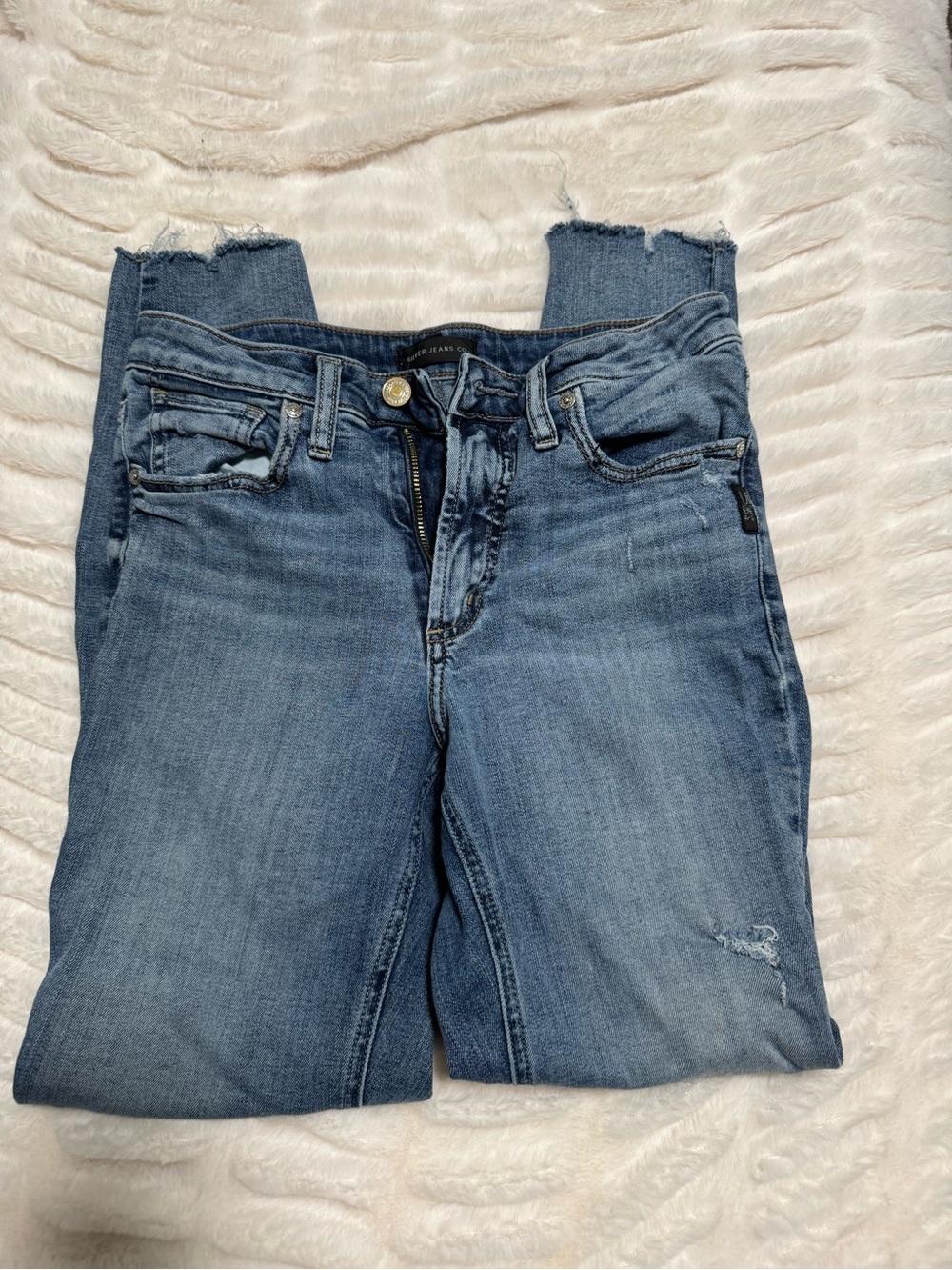 Women’s Silver most wanted skinny jeans
